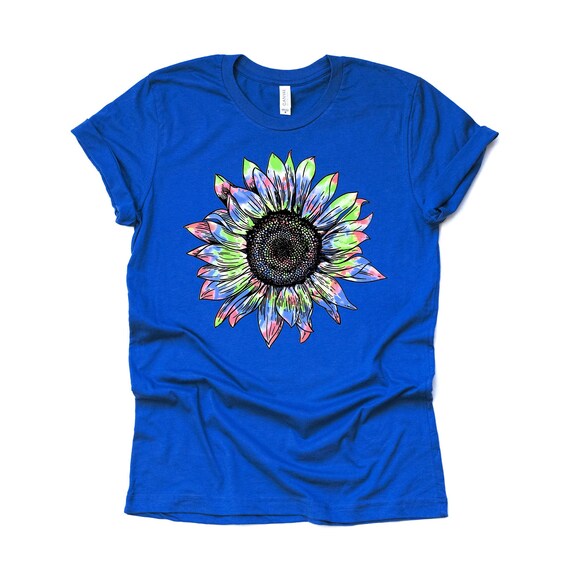 Sunflower Shirt Red Blue and Green 