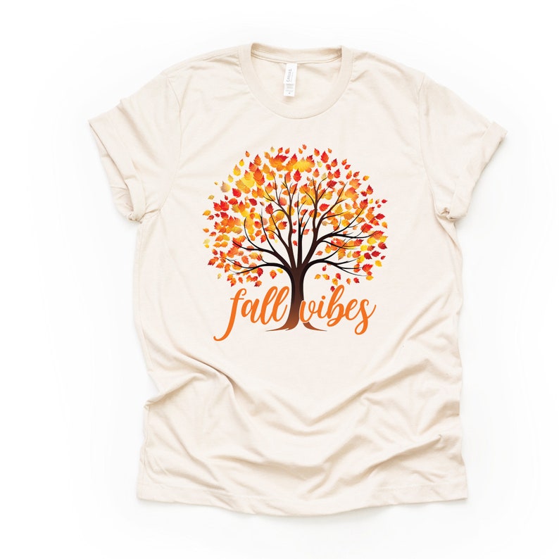 Fall Tree Graphic Tee: Unisex Autumn Vibes Shirt - Etsy