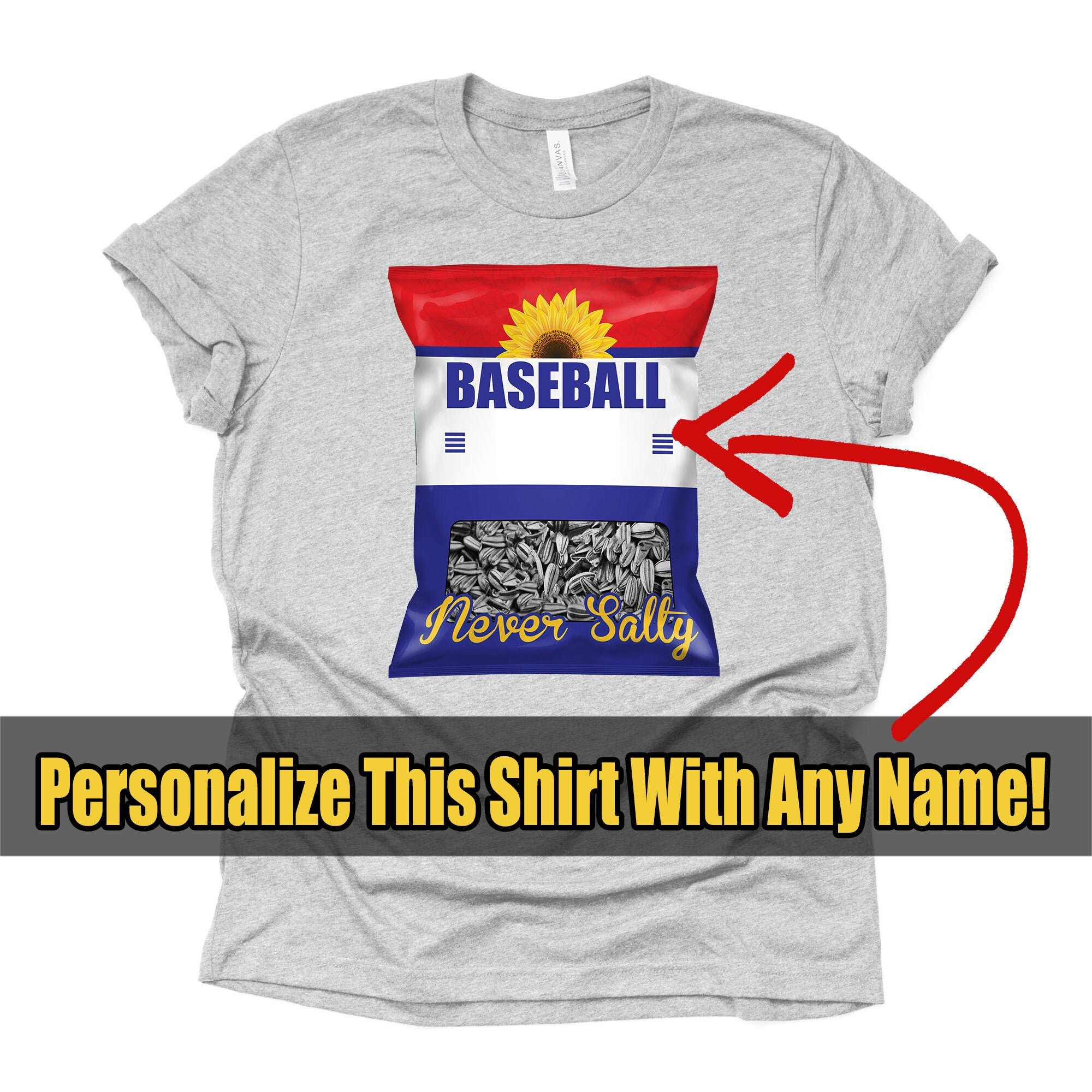 Fan Baseball Sunflower Seed Bag 