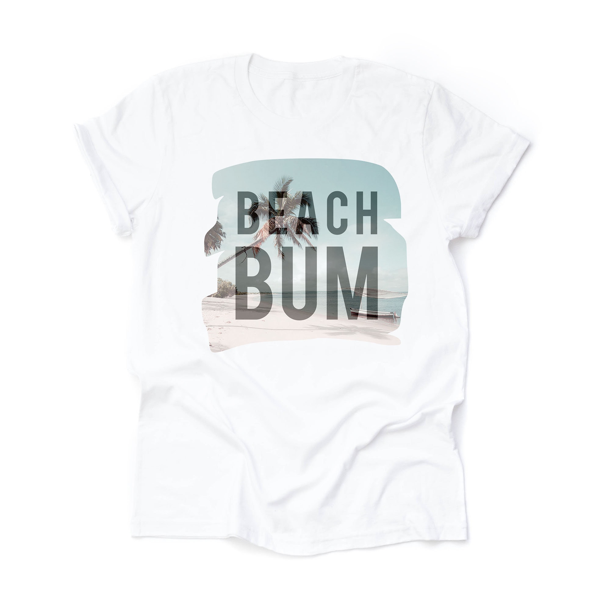 Summer Beach Tee Beach Scene Palm Tree Tee Beach Bum Design - Etsy Ireland