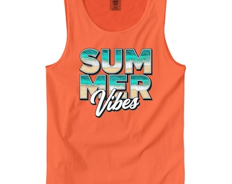 Summer Vibes Tank Top: Garment-Dyed Comfort Colors Unisex Top