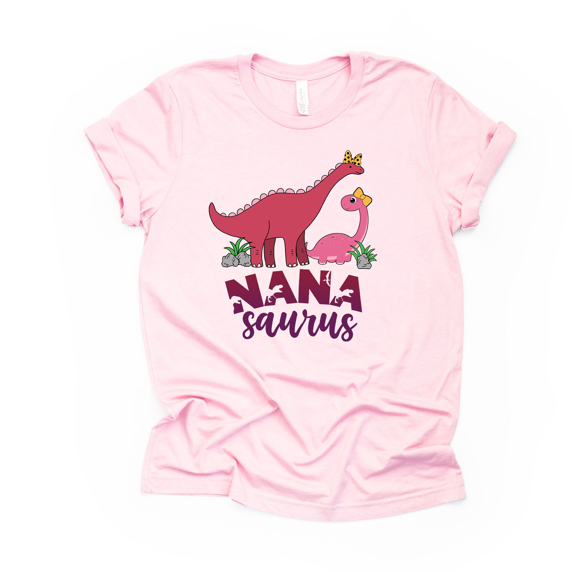 Dinosaur Tee, Super Cute Nanasaurus, Nana Dinosaur and Baby