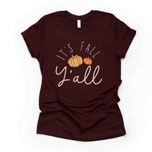 Fall Y'all Pumpkin Tee, Unisex Shirt bild 4