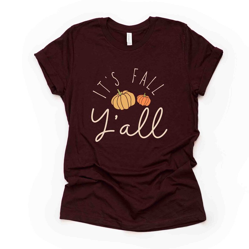 Fall Y'all Pumpkin Tee, Unisex Shirt bild 4