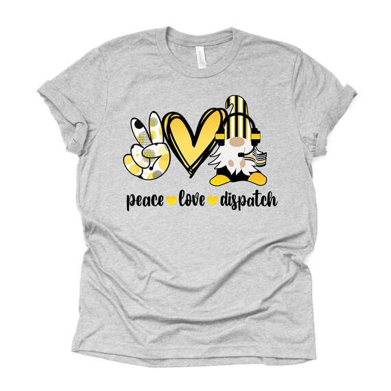Dispatcher Peace Love Dispatch Gnome 