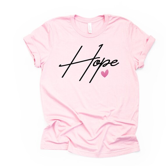 Breast Cancer Awareness Shirt Breast Cancer Survivor Hope on | Etsy