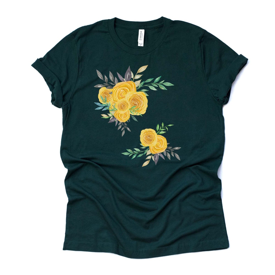 【Paragraph】23SS★ Yellow Rose T-shirt No.002 Paragraph】23SS☆ Yellow Rose T-shirt No.002 (Paragraph/T