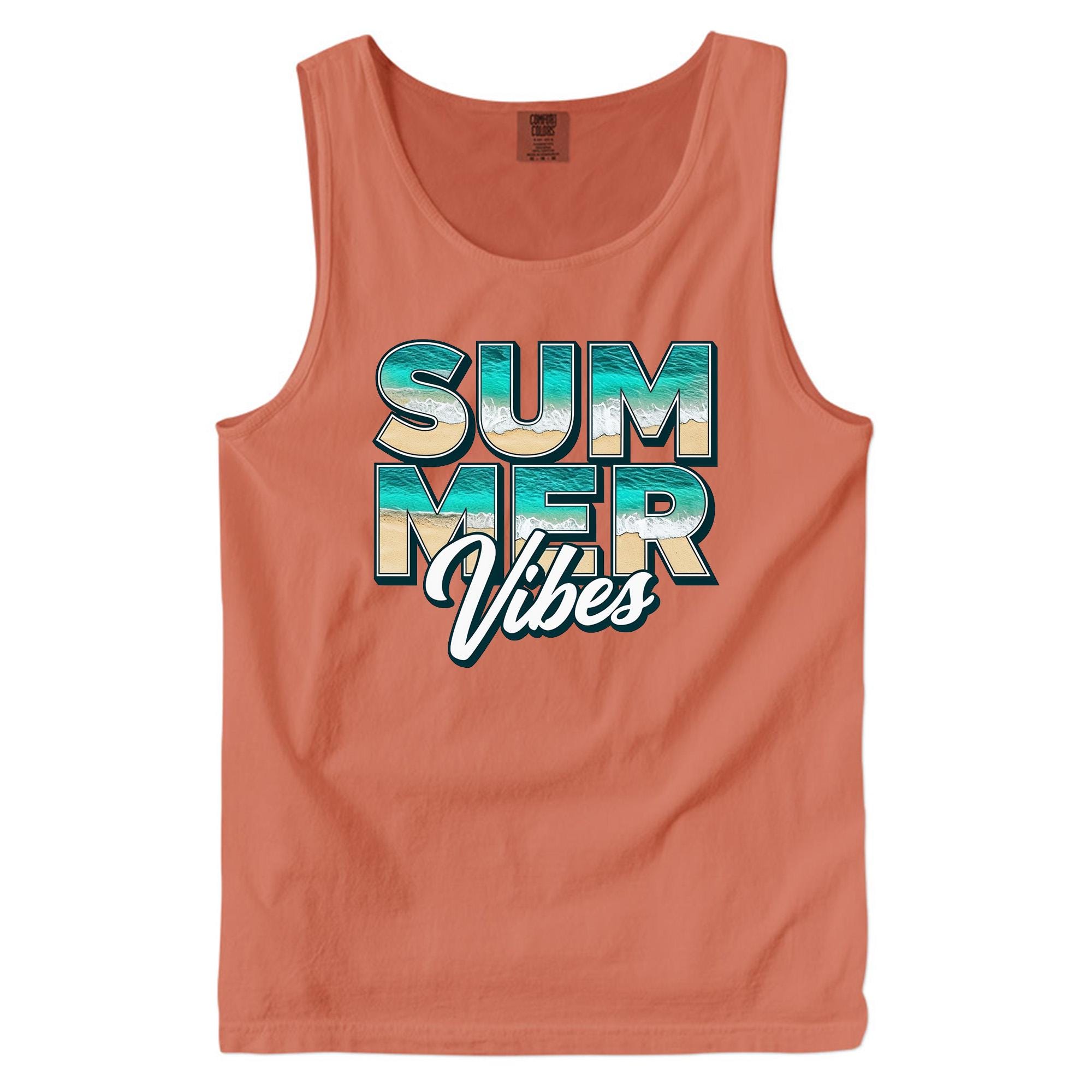 Summer Vibes Tank Top: Garment-dyed Comfort Colors Unisex Top - Etsy