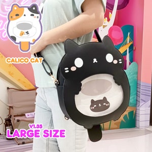 v1.35 Cat ita bags + 1 free enamel pin | Kawaii design | bags Designer | Kawaii animals | Kawaii drawing |