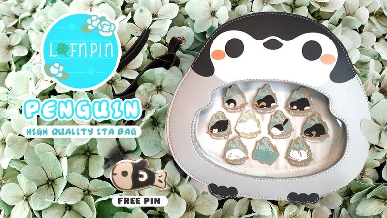 Penguin Ita Bag  + 1 free mini pin