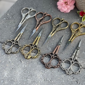 Vintage Metal Scissors, Antique Scissors, Vintage House Scissors, Vintage  Long Metal Scissors 