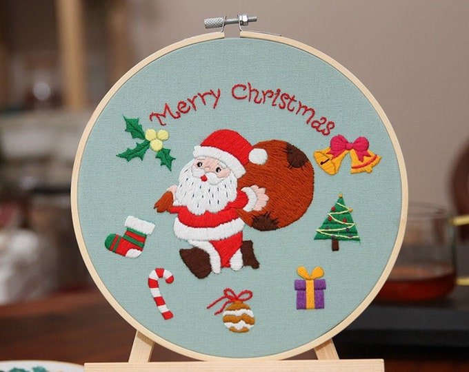 DIY Embroidery Kit beginner, Beginner Embroidery kit, Modern embroidery kit cross stitch, Hand Embroidery Kit, Needlepoint , DIY Craft Kit
