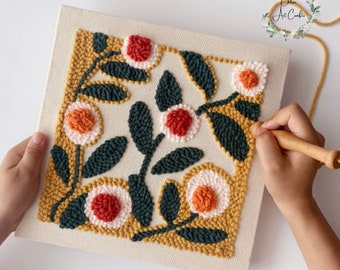 Hand Embroidery Kit with Landscape Pattern DIY Craft Kit – Chloe Art Crafts