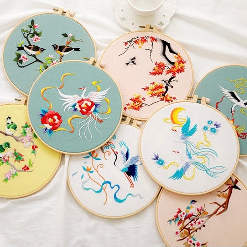 Embroidery Kit for Beginner Modern Crewel Embroidery Kit Etsy