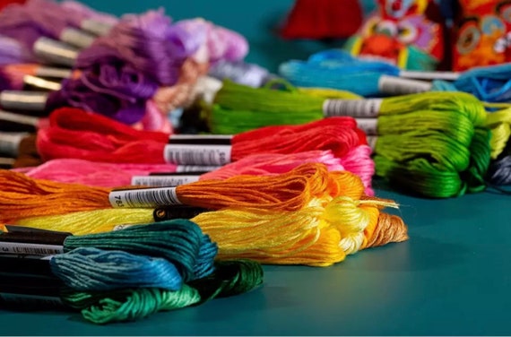 Embroidery Floss 50 Skeins Cross Stitch Thread | Ubuy