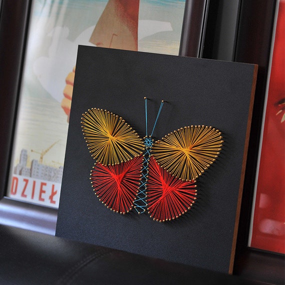 Butterfly String Art/ DIY Crafts Adult/kids String Art Kits / Wall