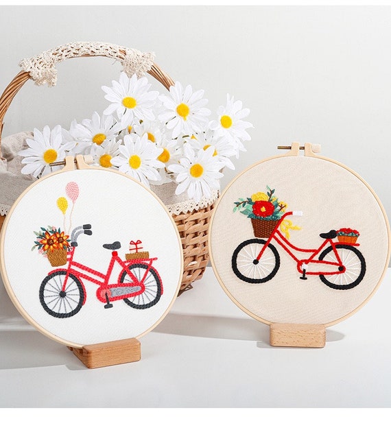 DIY Embroidery Kit for Beginners - Bicycle