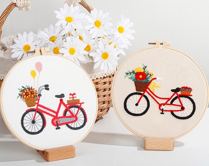 DIY Embroidery Kit beginner, Beginner Embroidery kit, Modern embroidery kit cross stitch, Hand Embroidery Kit, Needlepoint , DIY Craft Kit
