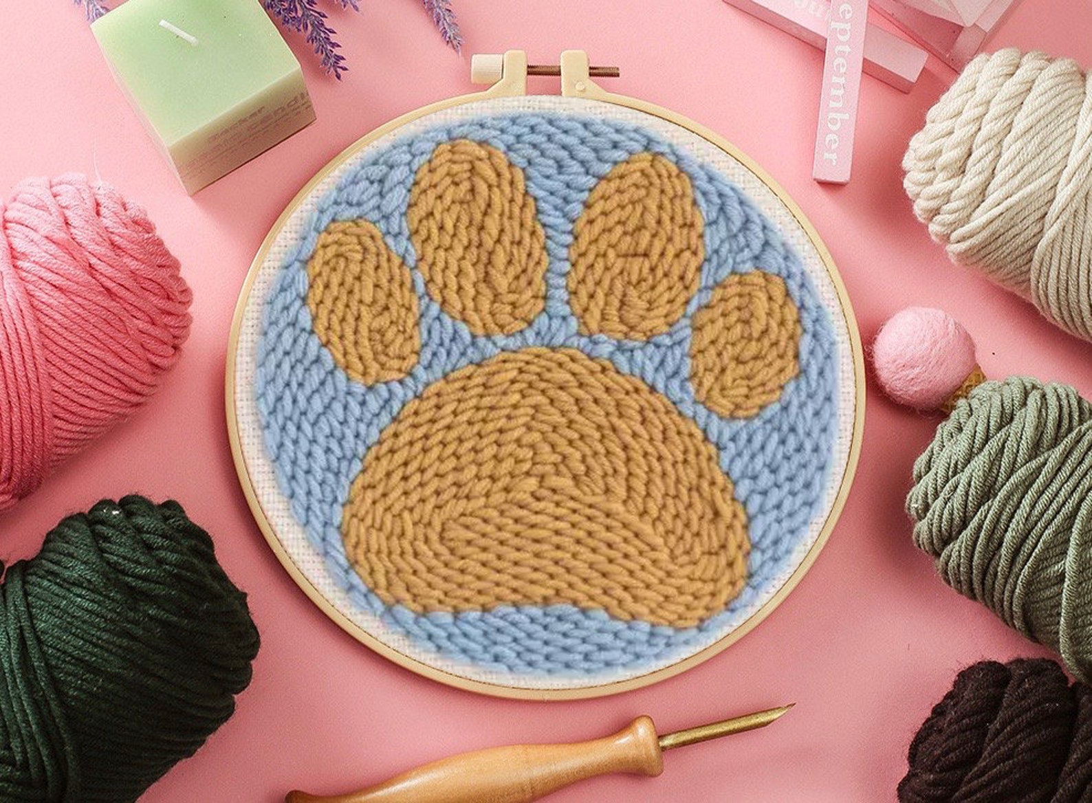 Punch Needles Start Kit/ Beginner Punch Needle Kit With Etsy