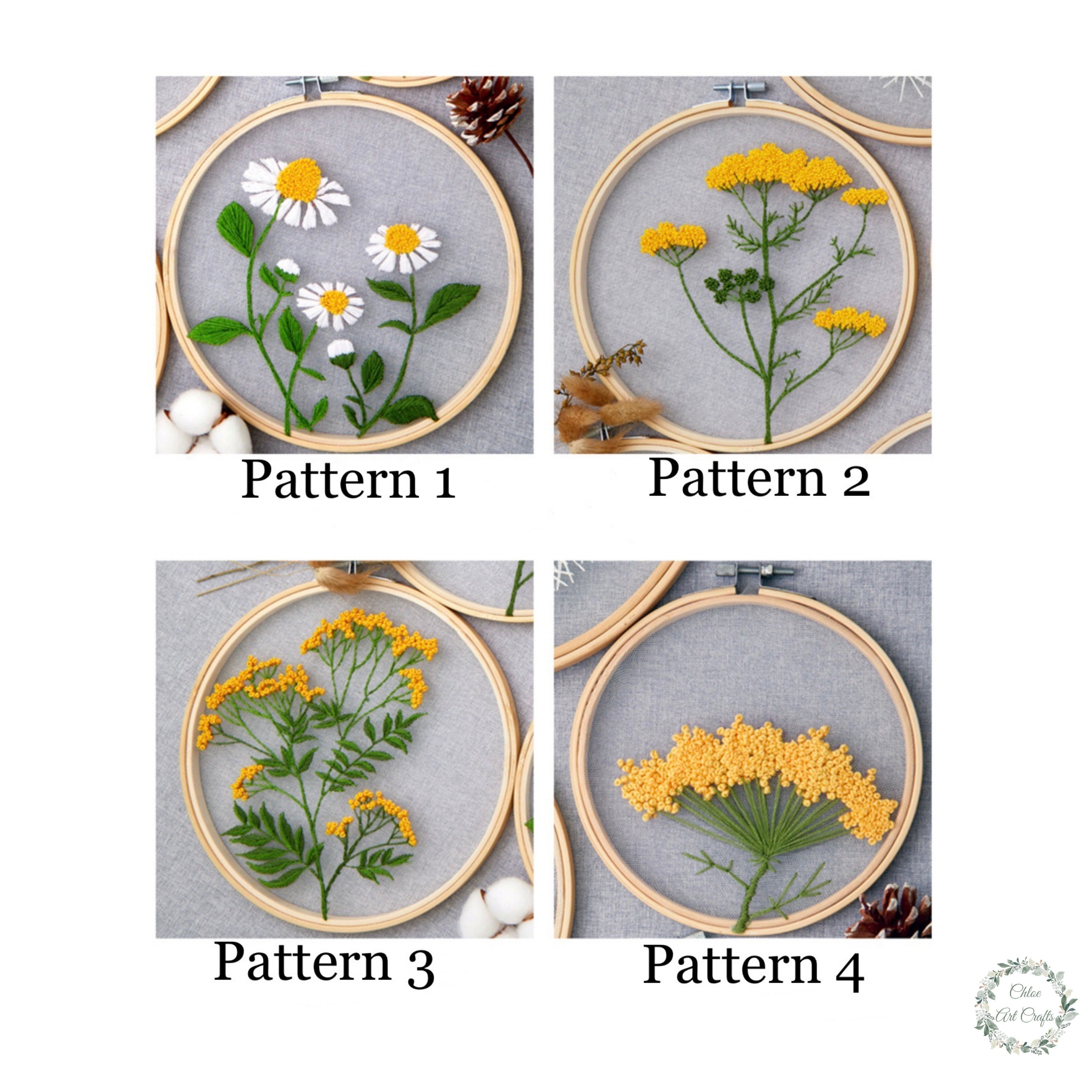 Plants and Flowers Embroidery Kit Set - Great Home Decor – Plant Allure