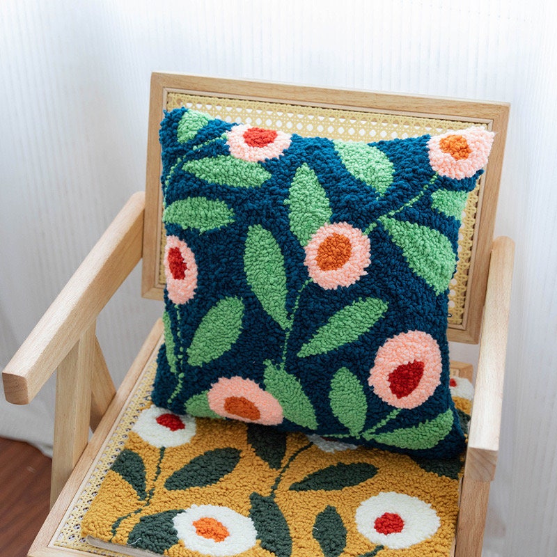 Punch Needles Start Kit / Beginner Punch Needle Pillowcase Kit Etsy