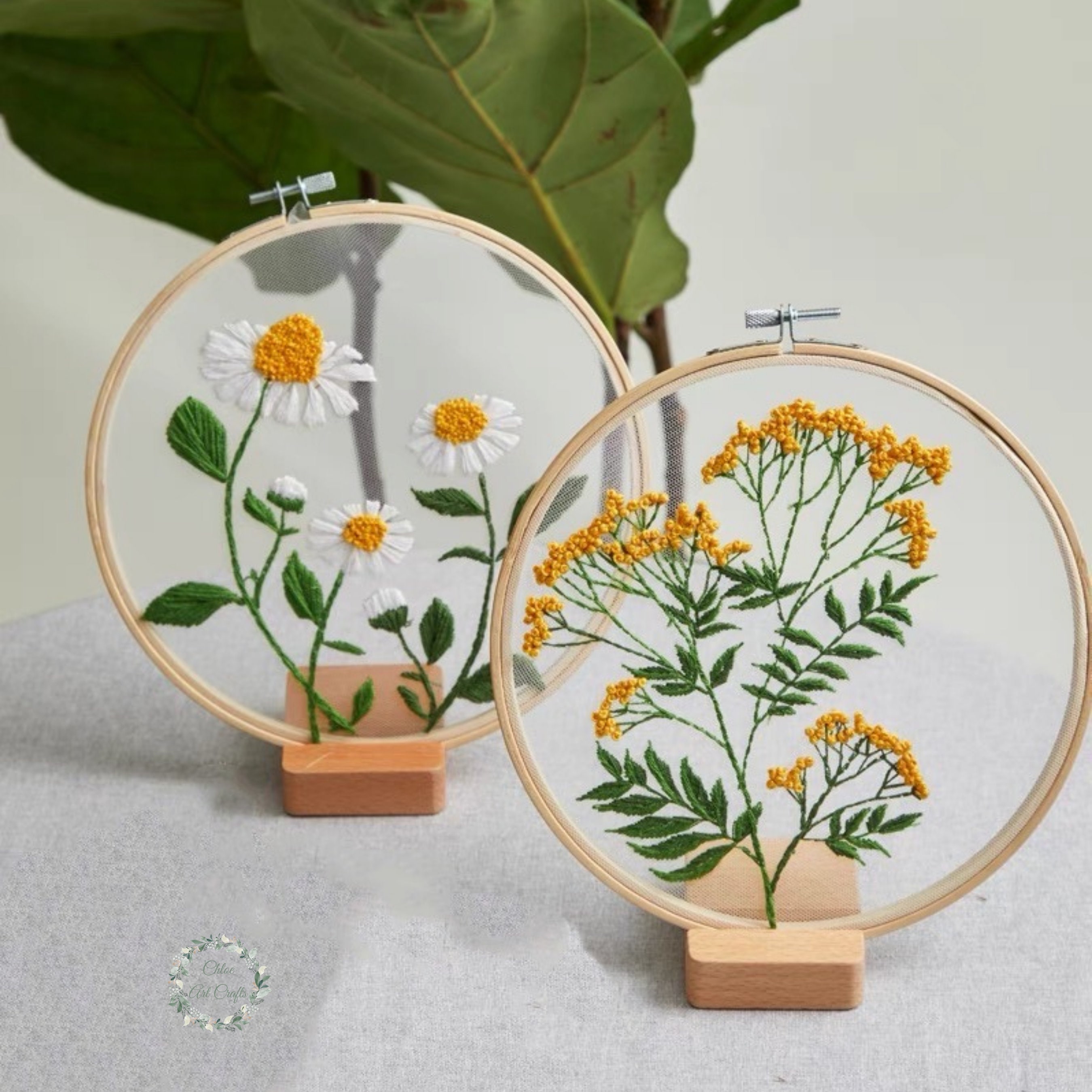 Keimprove Embroidery Kits with Plants Patterns Beginner Cross