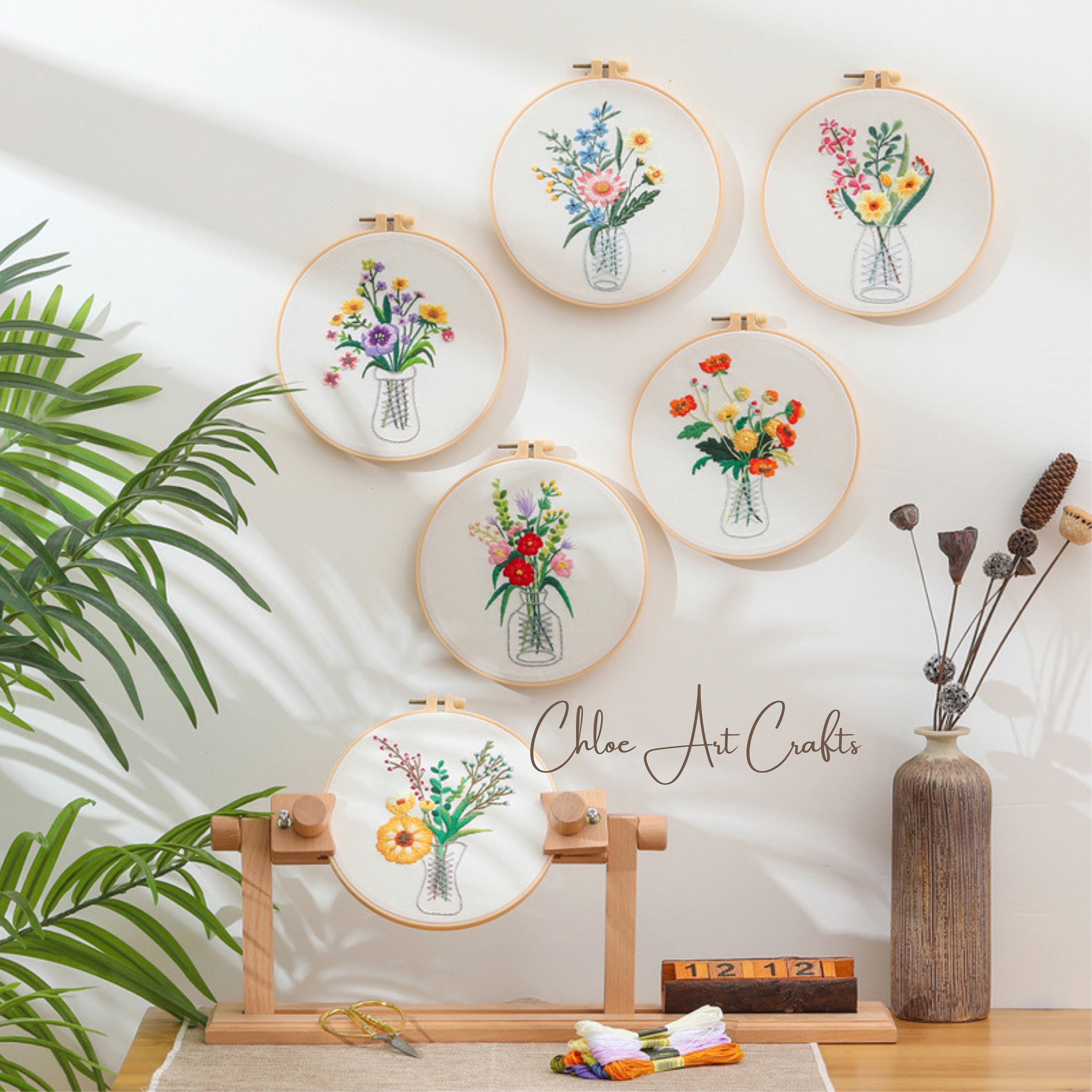 Embroidery Kit For Beginner Modern Crewel Embroidery Kit Etsy