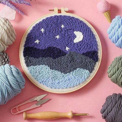 Cat Punch Needles Start Kit / Beginner Punch Needle Kit With Etsy