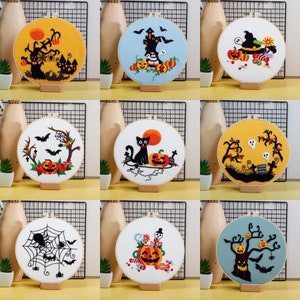 DIY Embroidery Kit beginner, Beginner Embroidery kit, Modern embroidery kit cross stitch, Hand Embroidery Kit, Needlepoint , DIY Craft Kit