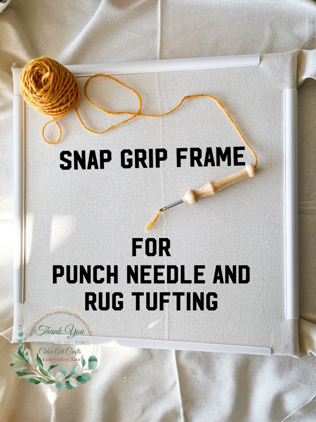 Qsnap Frame Snap Grip Frame Rug Tufting Punch Needle Etsy