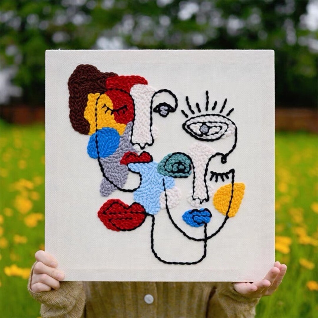 Punch Needles Start Kit/ Beginner Punch Needle Kit With Adjustable