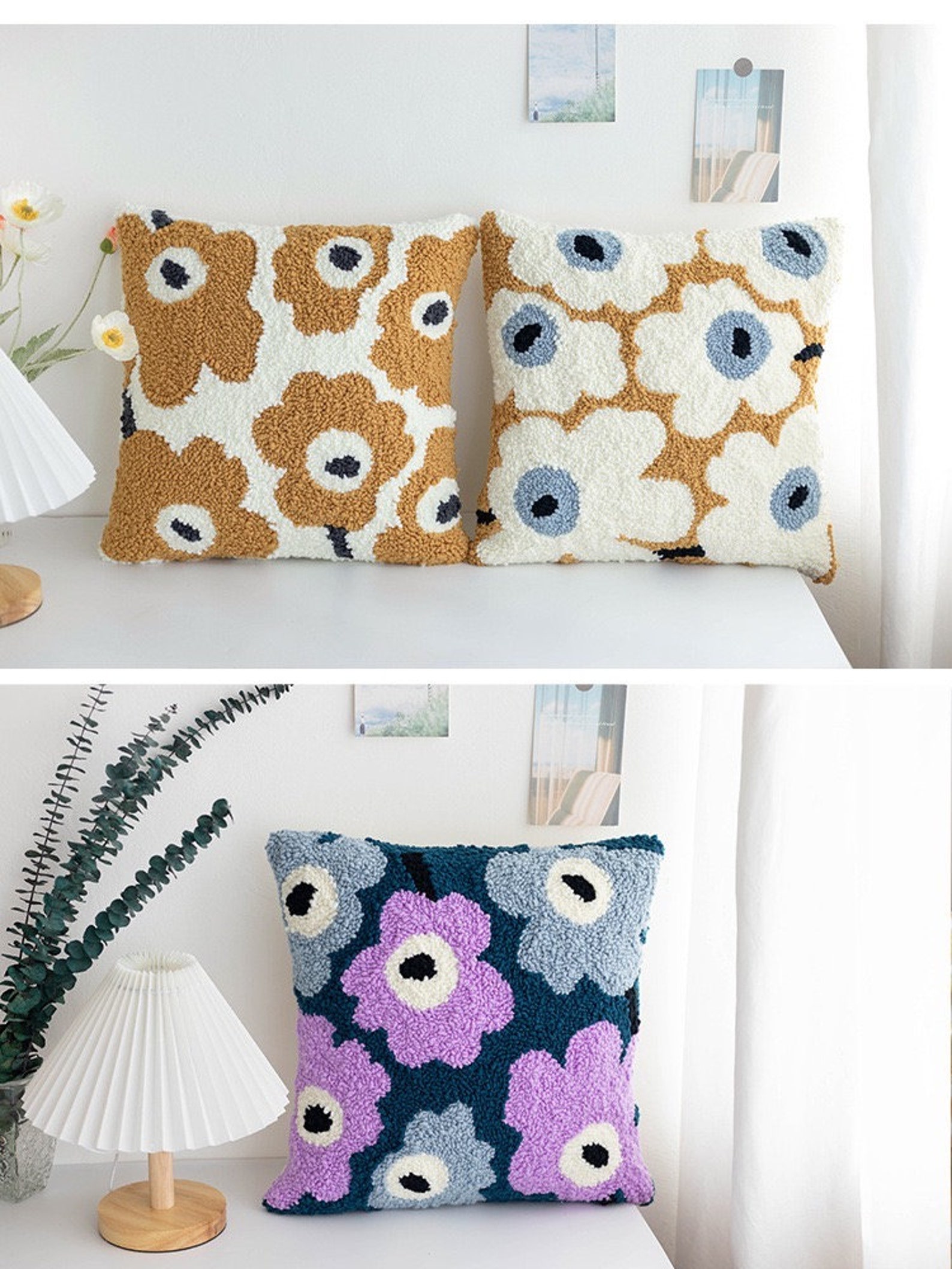 Punch Needles Start Kit / Beginner Punch Needle Pillowcase Kit Etsy