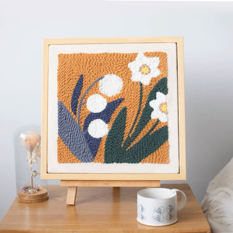 Punch Needles Start Kit/ Beginner Punch Needle Kit with Adjustable