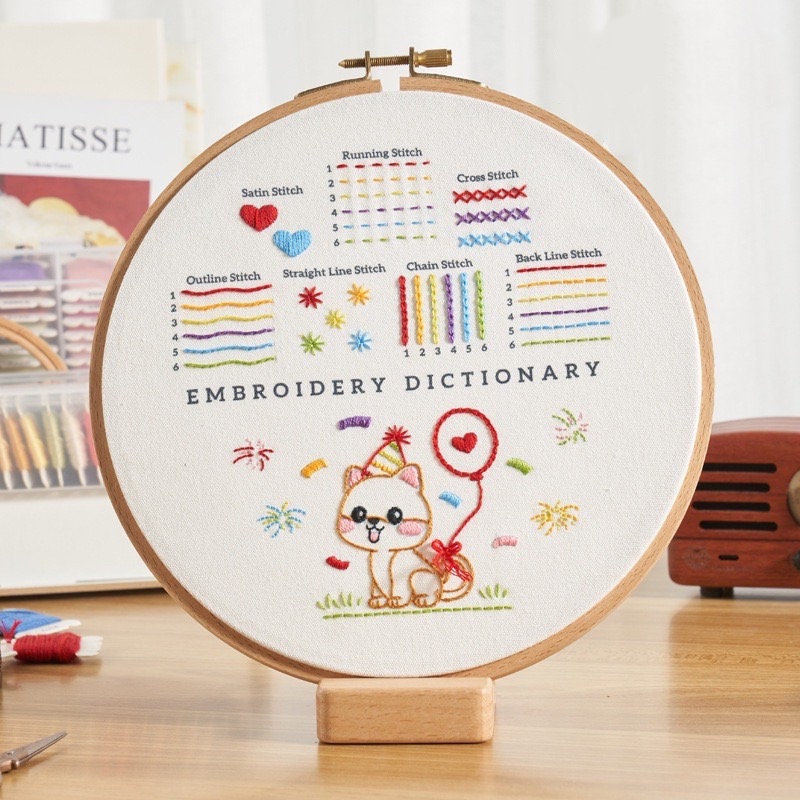 REHTRAD Embroidery Beginner Kits for Adults Kids, Cross Stitch