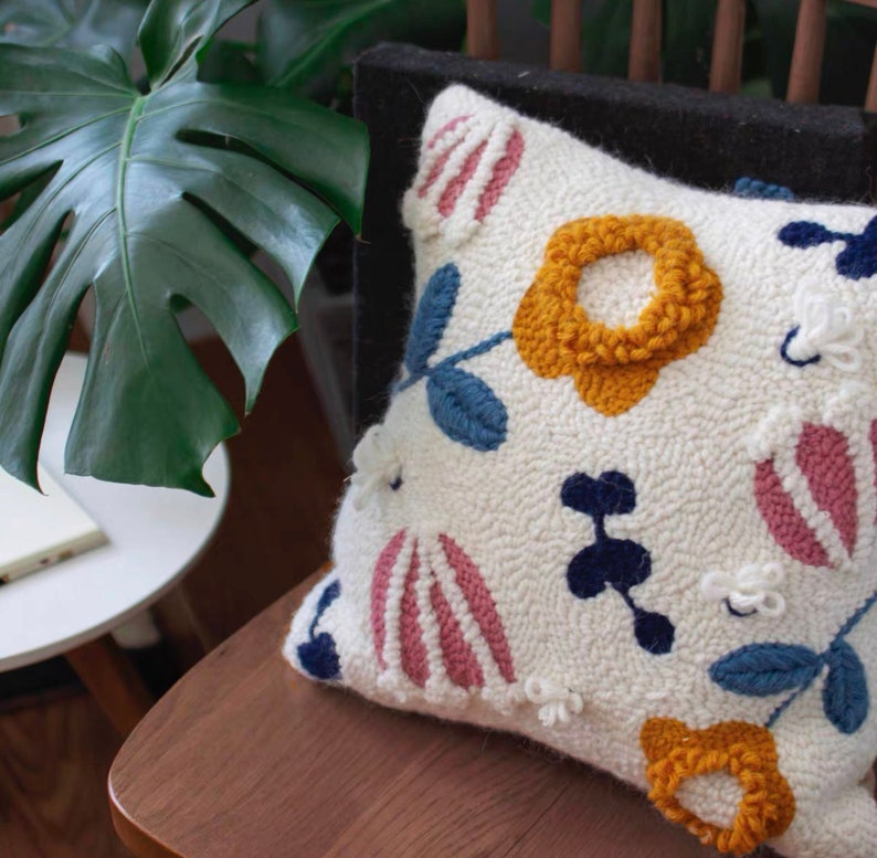 Punch Needles Start Kit / Beginner Punch Needle Pillowcase Kit Etsy