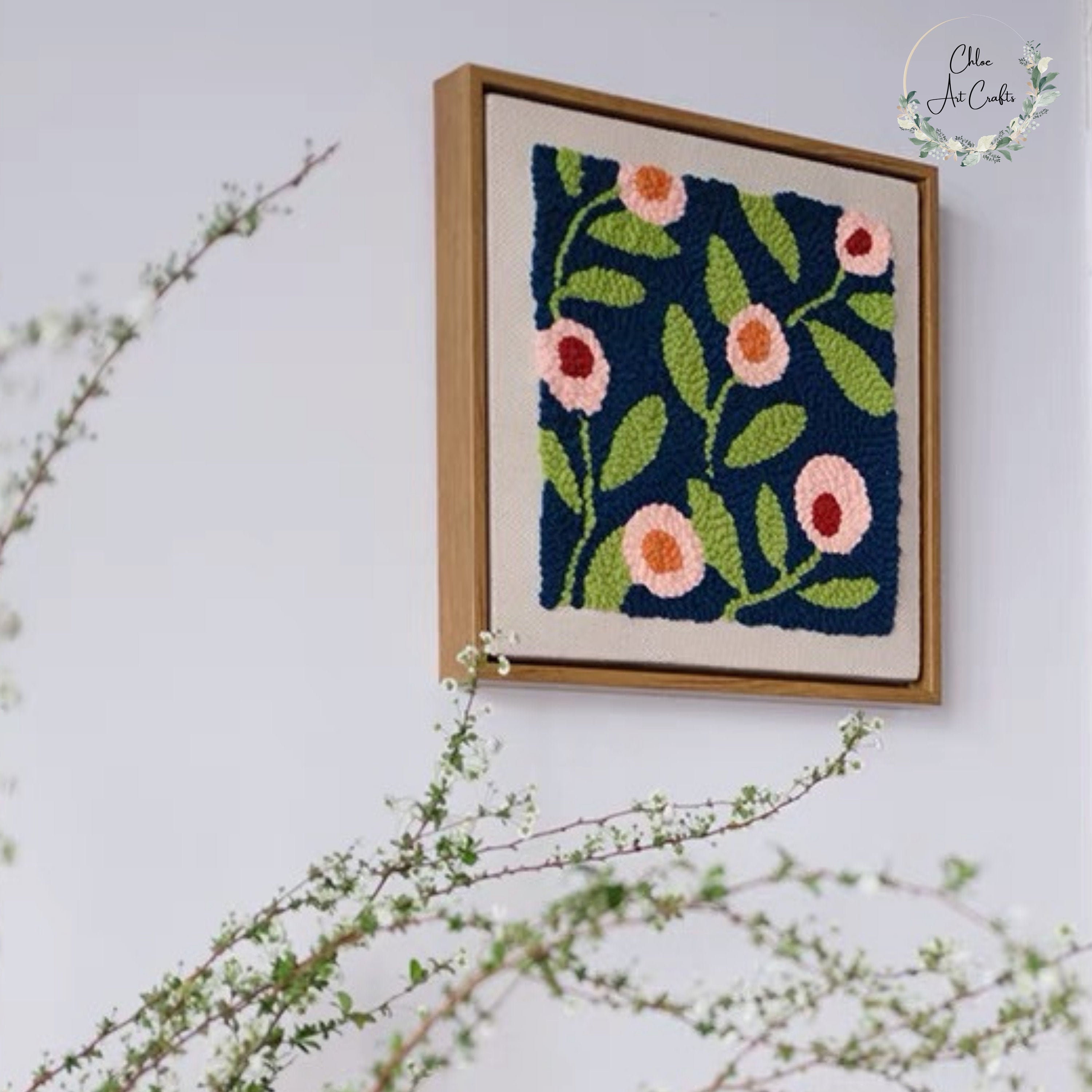 Punch Needles Start Kit/ Beginner Punch Needle Kit with Adjustable