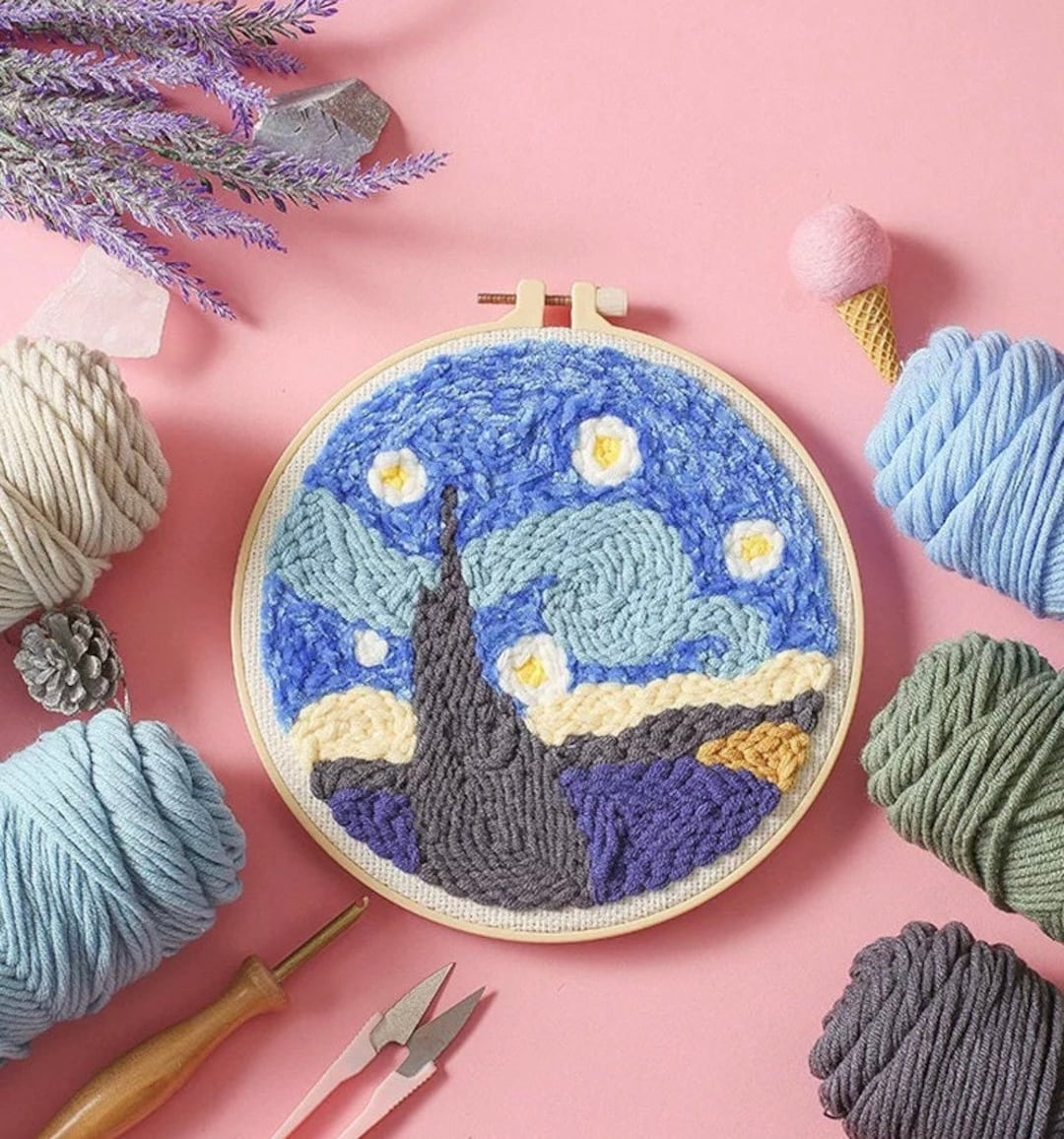 Punch Needles Start Kit/ Beginner Punch Needle Kit / Punch Needle Kit