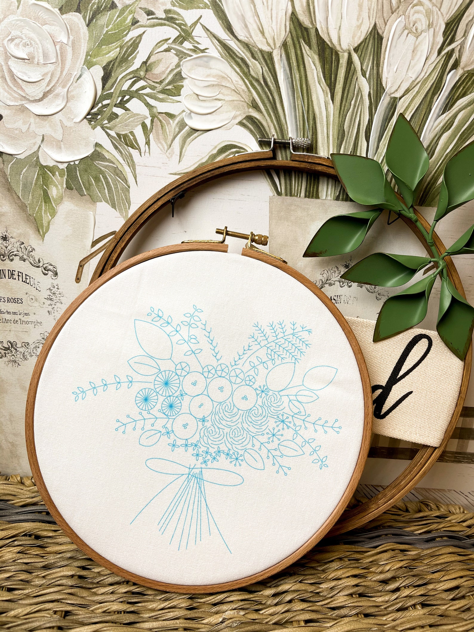 Embroidery Kit for Beginner Modern Crewel Embroidery Kit With Etsy