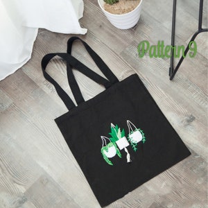 Stickerei Kit Tasche|Blumenmuster Handstickerei Kit|Ledertasche|Bestickte Tasche für Anfänger