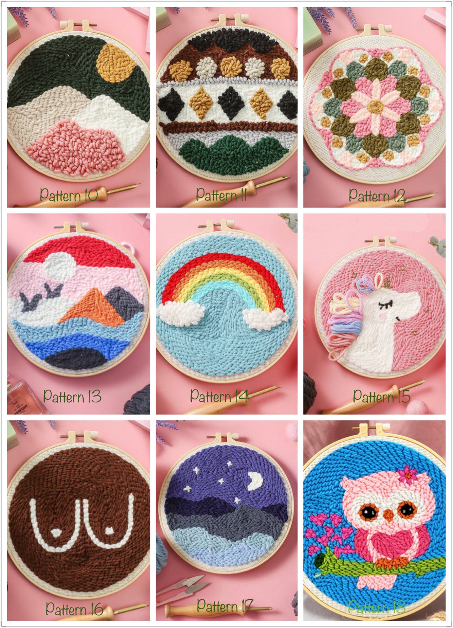 Punch Needles Start Kit/ Beginner Punch Needle Kit With Etsy