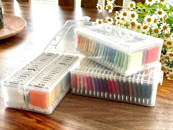 how to make a cross stitch floss organizer - Google Search