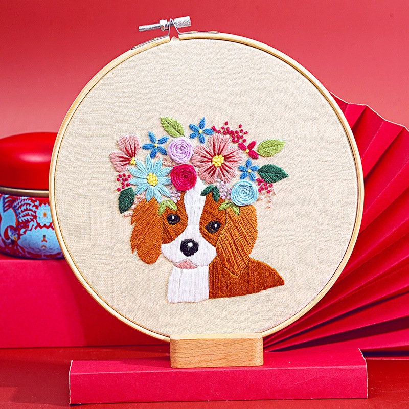 Prefers Dogs To People: Funny Embroidery Kit — I Heart Stitch Art: Beginner  Embroidery Kits + Patterns