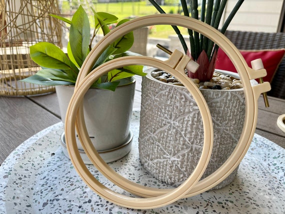 18 Mini Cadres à Broder - Cercles à Broder En Bois De 25 Mm