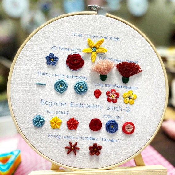 Embroidery Kit for Beginner Modern Crewel Embroidery Kit With
