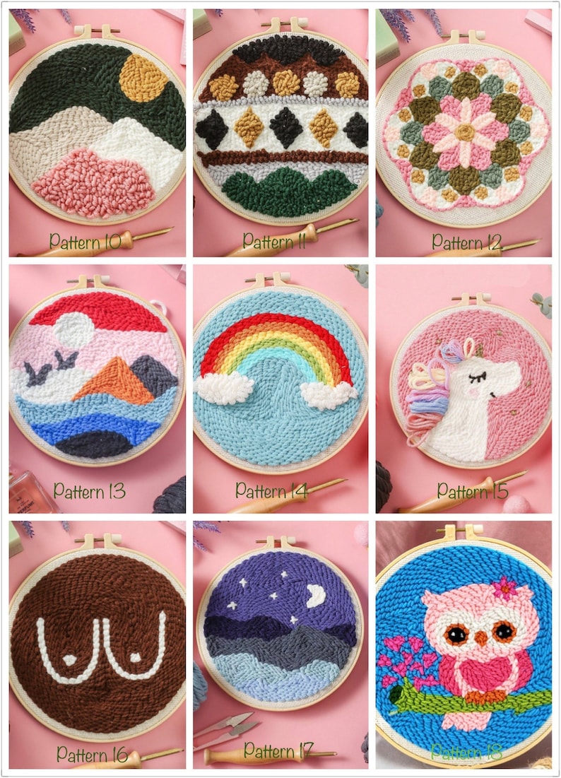 Punch Needles Start Kit/ Beginner Punch Needle Kit With Etsy