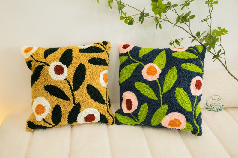 Punch Needles Start Kit / Beginner Punch Needle Pillowcase Kit Etsy