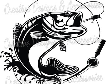 Download Big Mouth Fish Svg Etsy