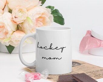 Hockey Moeder Koffie Mok Cup | Leuke gift | Eenvoudig scriptontwerp | Moederdag | Verjaardag