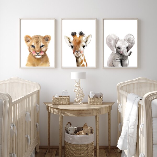 Animal Prints for Nursery Etsy UK