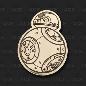 BB-8 Custom Golf Ball Marker with your name on reverse.